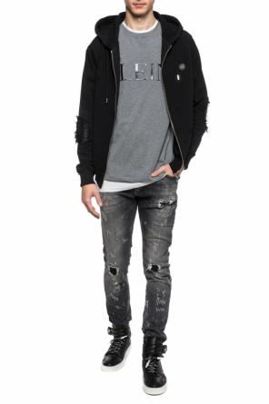Double-layered t-shirt with logo, zdjęcie 2 Double-layered t-shirt with logo od Philipp Plein